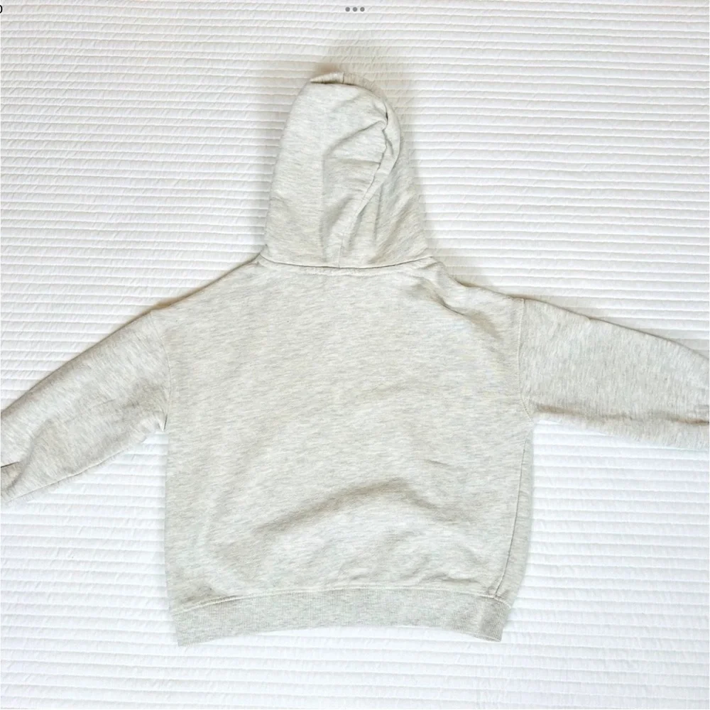 Zara Kids Gray Sweatsuit Fleece Sweatshirt Jogger Set Size 5-6 Matching Outfit